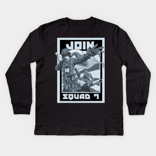 Join Squad 7 Kids Long Sleeve T-Shirt